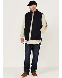 Hawx Men's FR Solid Zip-Front Insulated Work Vest - Tall