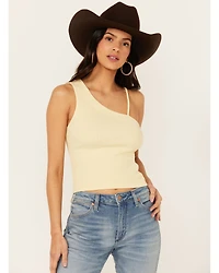 People of Leisure Women's Hollie One Shoulder Tank