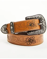 Shyanne Girls' Maple Floral Bling Belt