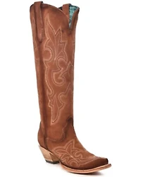 Corral Women's Shedron Suede Tall Western Boots - Snip Toe