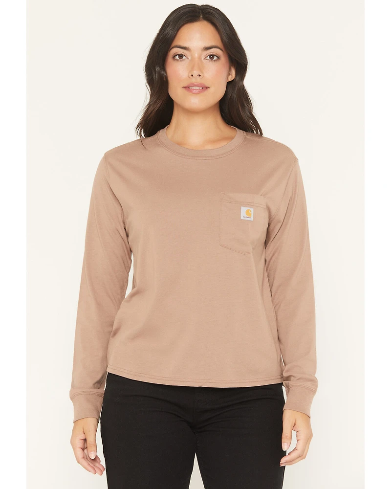 Carhartt Women's Tencel™ Fiber Series Loose Fit Long Sleeve Pocket Tee