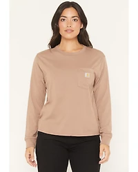 Carhartt Women's Tencel™ Fiber Series Loose Fit Long Sleeve Pocket Tee