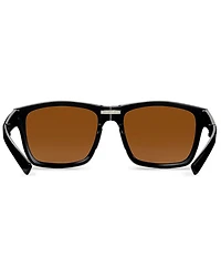 Hobie Men's Imperial Shiny Black & Copper 2" Foldable Polarized Reader Glasses