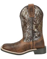 Smoky Mountain Little Girls' Sadie Western Boots - Broad Square Toe