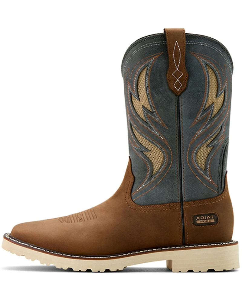 Ariat Men's Activator VentTEK Pull-On work Boots - Soft Toe