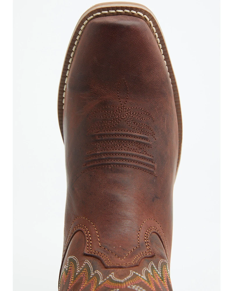 Justin Men's Cowboy Town Bay Western Boots - Square Toe