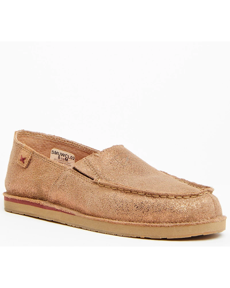 Twisted X Women's Boot Barn Exclusive Comfy Sparkle Loafer Shoes - Moc Toe