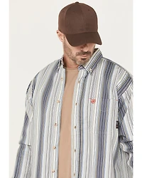 Ariat Men's FR Sunset Striped Print Long Sleeve Button-Down Work Shirt
