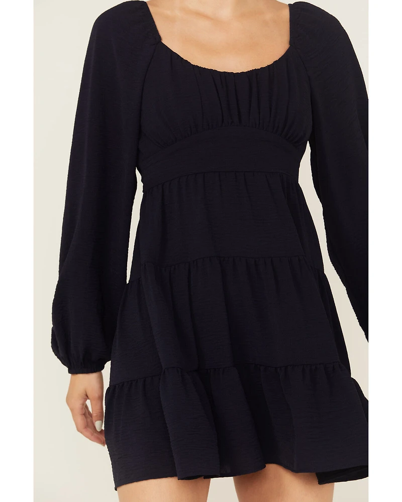 Originality Women's Boot Barn Exclusive Solid Long Sleeve Mini Dress