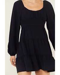 Originality Women's Boot Barn Exclusive Solid Long Sleeve Mini Dress