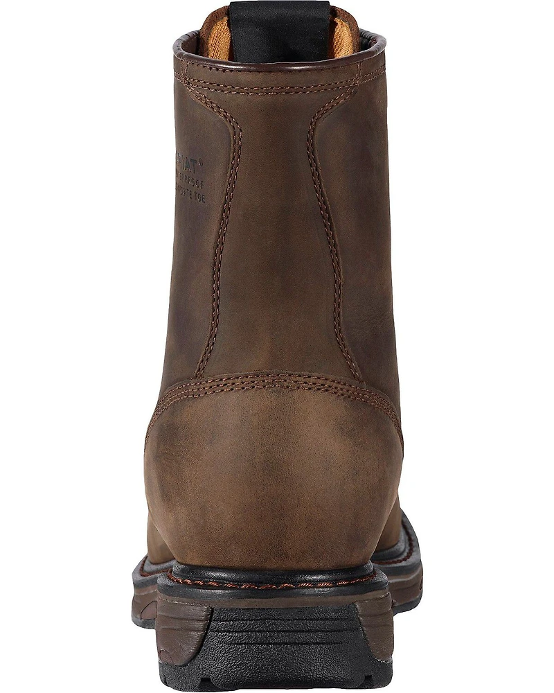 Ariat Men's WorkHog® H2O 8" Lace-Up Work Boots - Composite Toe
