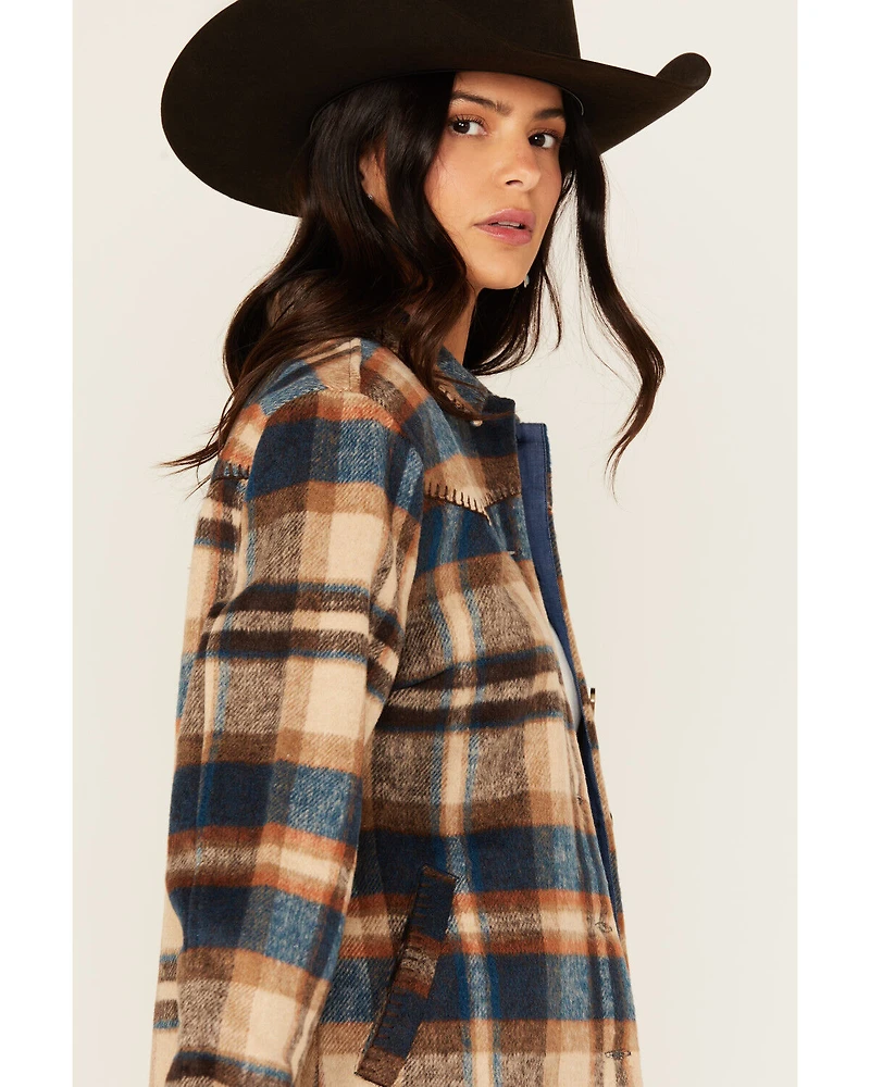 Idyllwind Women's Dowlan Plaid Print Shacket