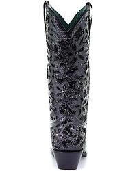 Corral Women's Inlay Embroidery Western Boots - Snip Toe