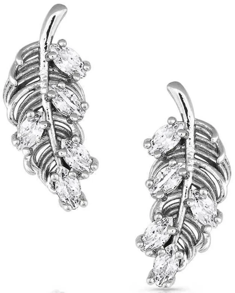 Montana Silversmiths Women's Bridgerton Feather Earrings