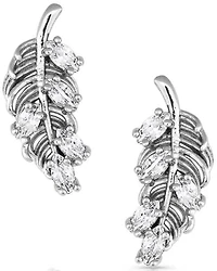 Montana Silversmiths Women's Bridgerton Feather Earrings
