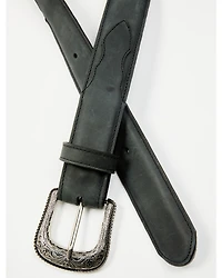 Cody James Men's Crazy Horse 2.0 Burnished Basic Leather Belt