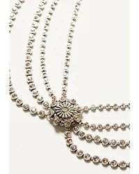 Shyanne Women's Champagne Chateau Collar Necklace