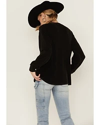 Cleo + Wolf Women's Day Dreaming, Drinking Graphic Thermal Pullover Sweatshirt