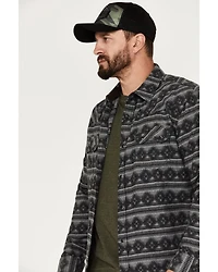 Moonshine Spirit Men's Southwestern Long Sleeve Flannel Western Shirt