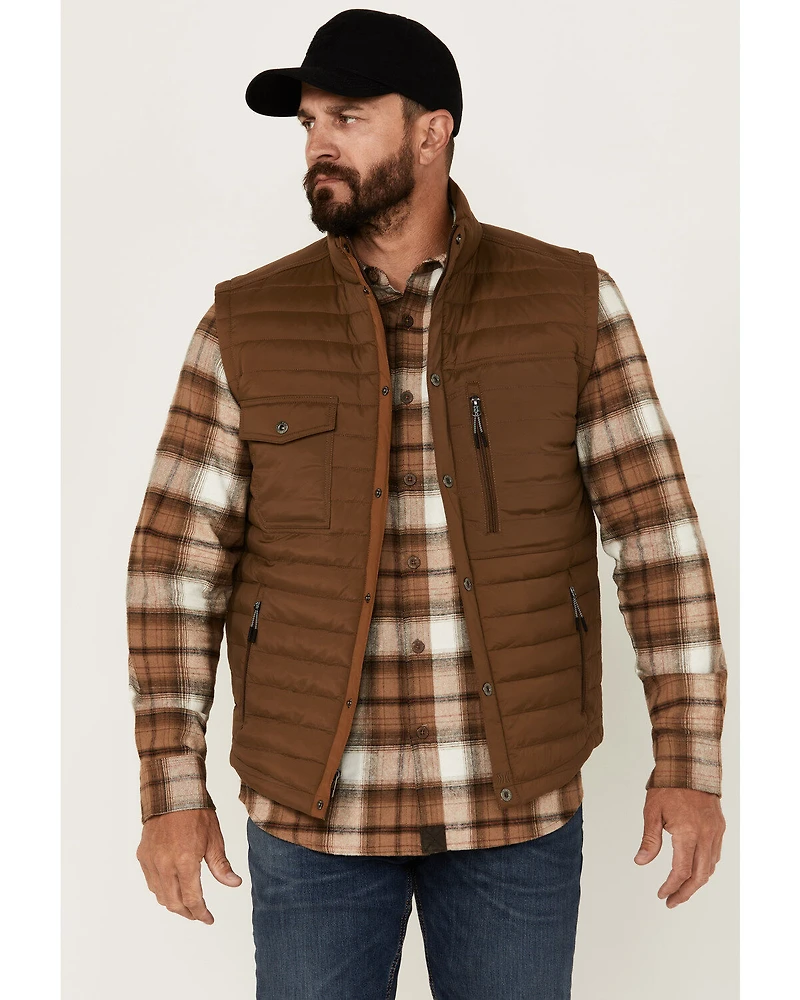 Dakota Grizzly Men's Bryce Quilted Insulated Fleece Lined Vest