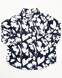 Cinch Infant Boys' Floral Print Long Sleeve Button-Down Western Shirt