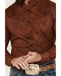 Cody James Men's Tortuga Paisley Print Button Down Western Shirt