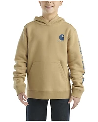 Carhartt Boys' Logo Hooded Sweatshirt