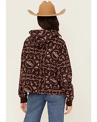Wrangler Women's Rope Print Logo Hoodie