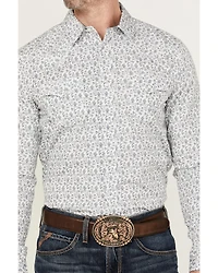 Cody James Men's Dandy Floral Print Long Sleeve Snap Western Shirt - Big