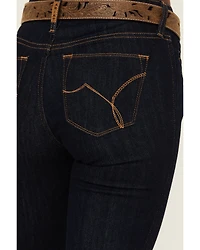 Ariat Women's Lennon Dark Wash Perfect Rise Slim Trouser Stretch Denim Jeans
