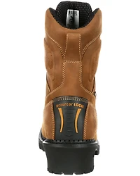 Georgia Boot Men's Waterproof Logger Work Boots - Round Toe