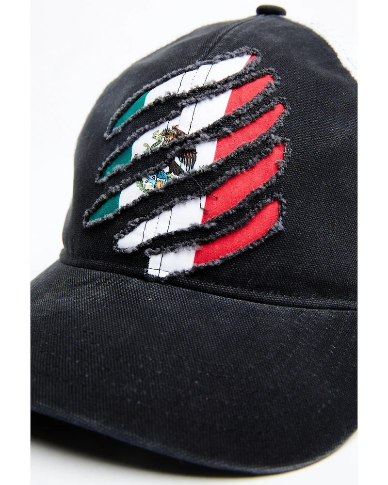 Cody James Men's Scratched Mexico Flag Ball Cap