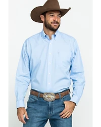 Ariat Men's Wrinkle Free Solid Long Sleeve Button Down Western Shirt