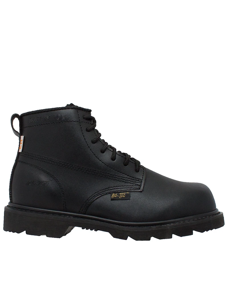 Ad Tec Men's 6" Lace-Up Work Boots - Composite Toe