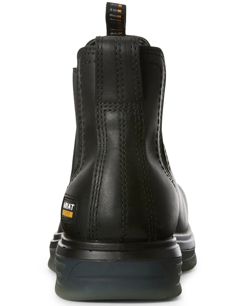 Ariat Men's Turbo Chelsea Waterproof Work Boots - Carbon Toe