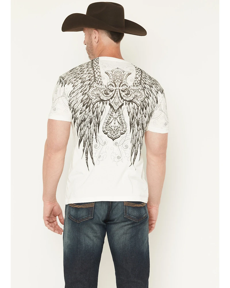 Affliction Men's Kingdom Short Sleeve Graphic T-Shirt