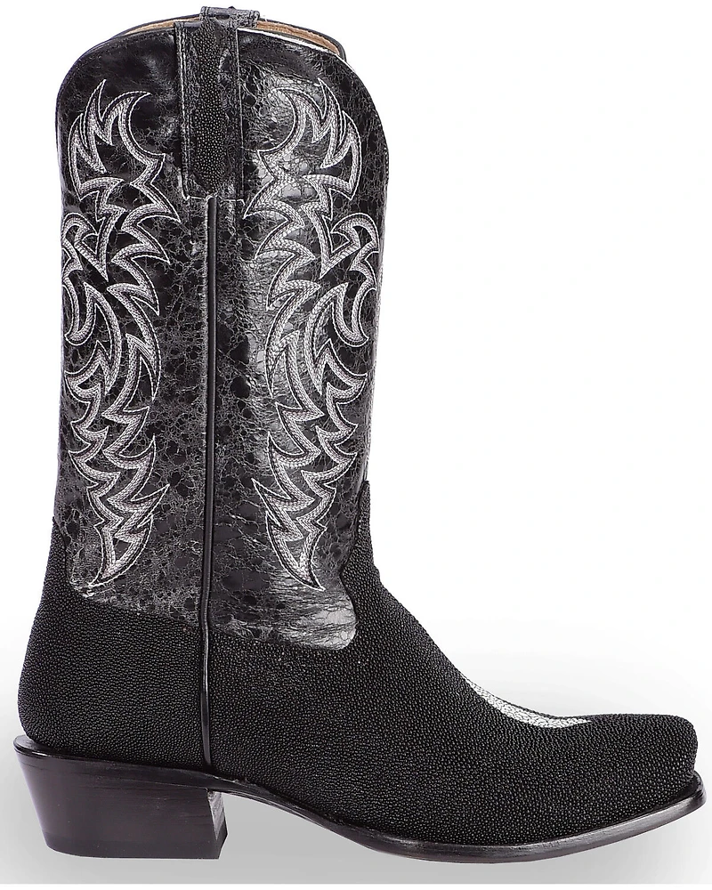 Moonshine Spirit Men's Stingray Exotic Boots - Square Toe