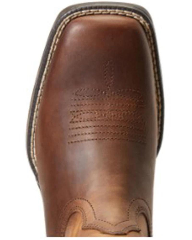 Ariat Boys' Anthem Patriot Distressed Western Boot - Square Toe