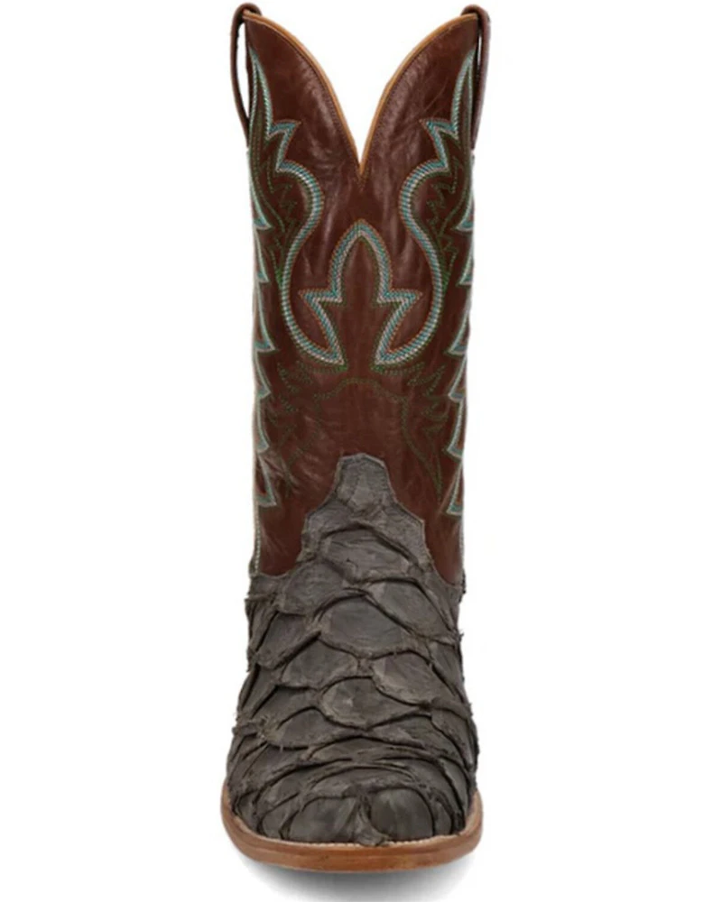 Dan Post Men's Araprima Exotic Pirarucu Western Boots - Square Toe