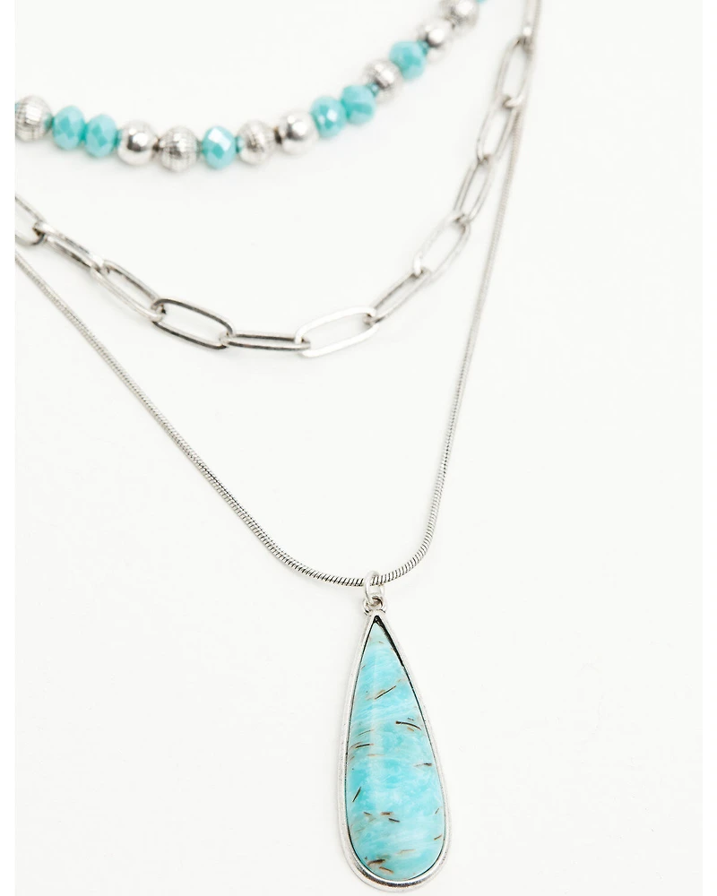 Shyanne Women's Ridge Canyon Turquoise Layered Necklace