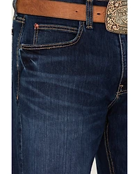 Justin Men's 1879 Medium Wash Stretch Bootcut Denim Jeans