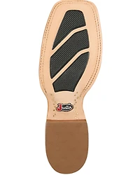 Justin Men's Deerskin Western Boots - Square Toe