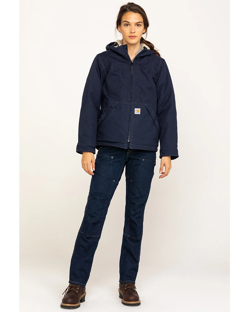 Carhartt Women's FR Full Swing Quick Duck Sherpa-Lined Jacket