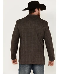Rock & Roll Denim Men's Plaid Print Modern Fit Sportcoat