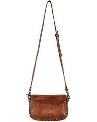 Myra Bag Women's Lobeth Accent Leather And Hairon Crossbody Bag