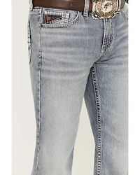 RANK 45® Men's Wild Horse Stackable Straight Stretch Denim Jeans