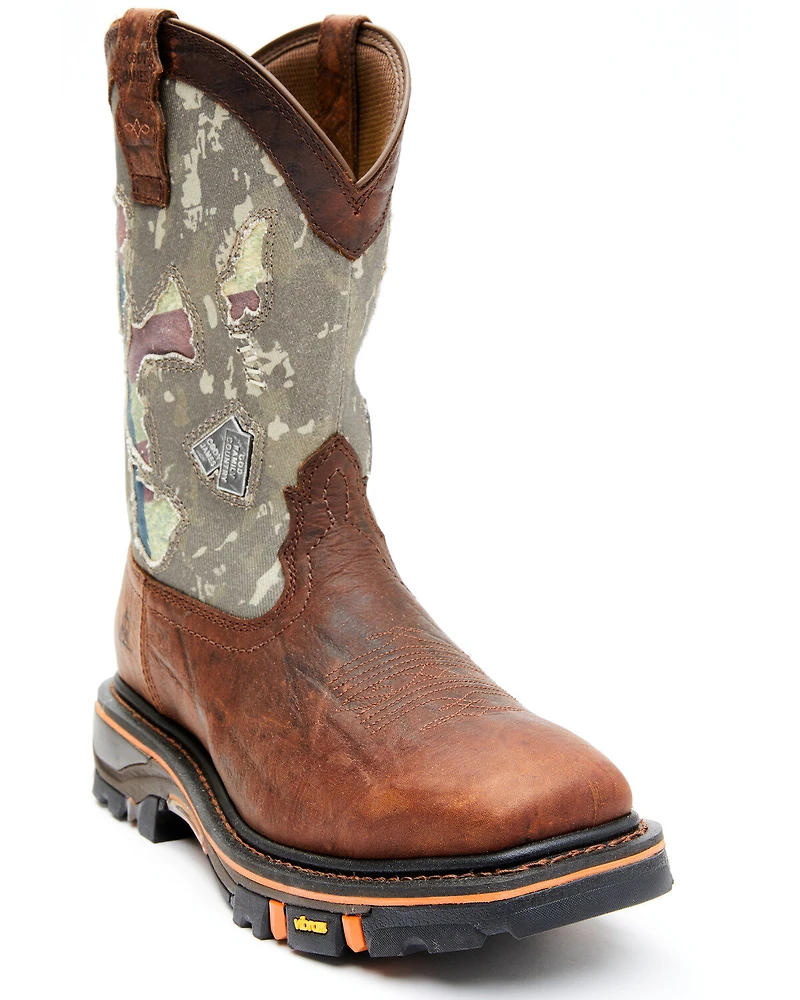 Cody James Men's Camo Decimator Western Work Boots - Soft Toe