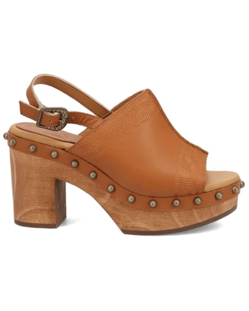 Dingo Women's Clover Wooden Sandals