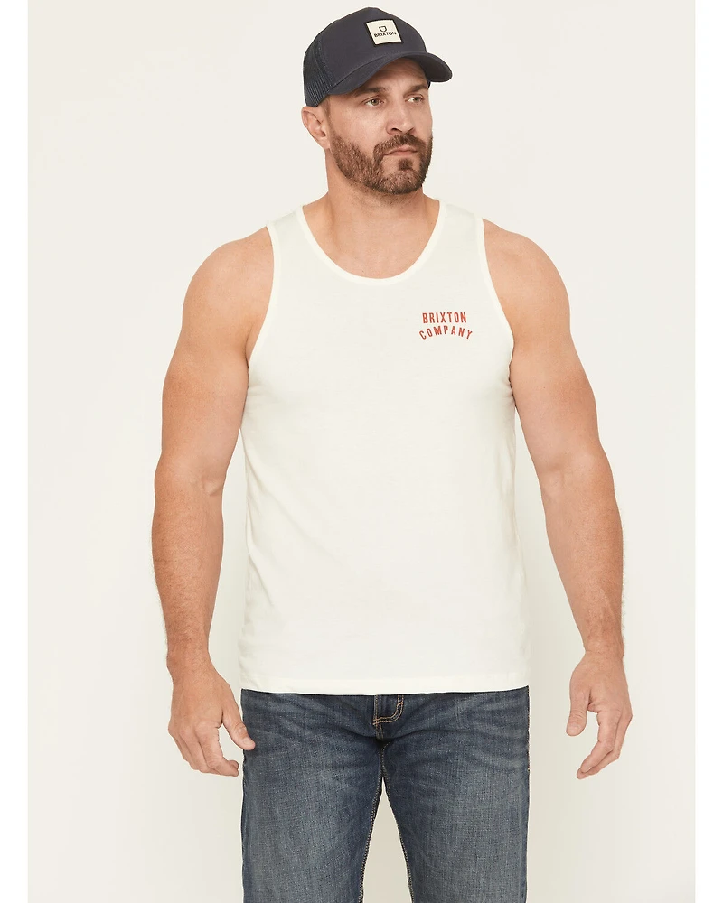 Brixton Men's Woodburn Logo Tank