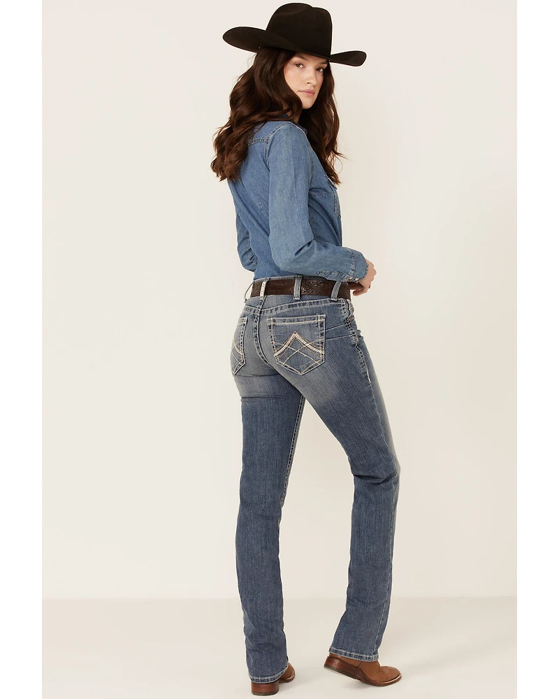 Ariat Women's Denim Rainstorm Straight Leg Riding Jeans